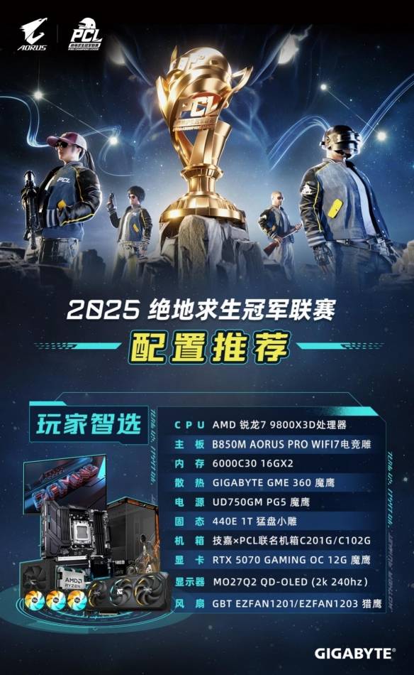 电竞竞猜官网技嘉AORUS电竞主机联名PCL：助力畅快吃鸡体验(图4)